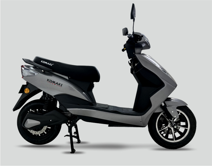 KOMAKI LY GREY COLOURED ELECTRIC-SCOOTER IMAGE