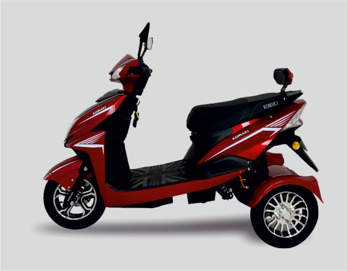 KOMAKI XGT-X5 RED COLOURED HANDICAPPED E-SCOOTER IMAGE