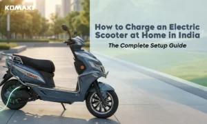 how to charge electric scooter at home India