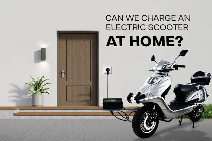 Charge an electric scooter at home