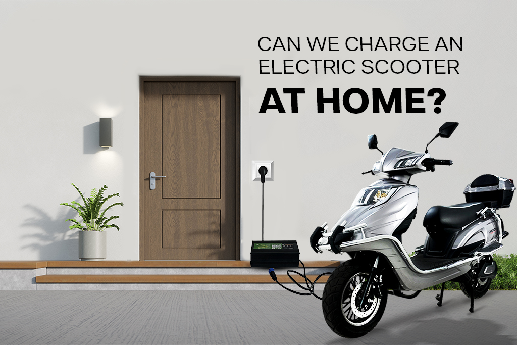 Can we charge an electric scooter at home?
