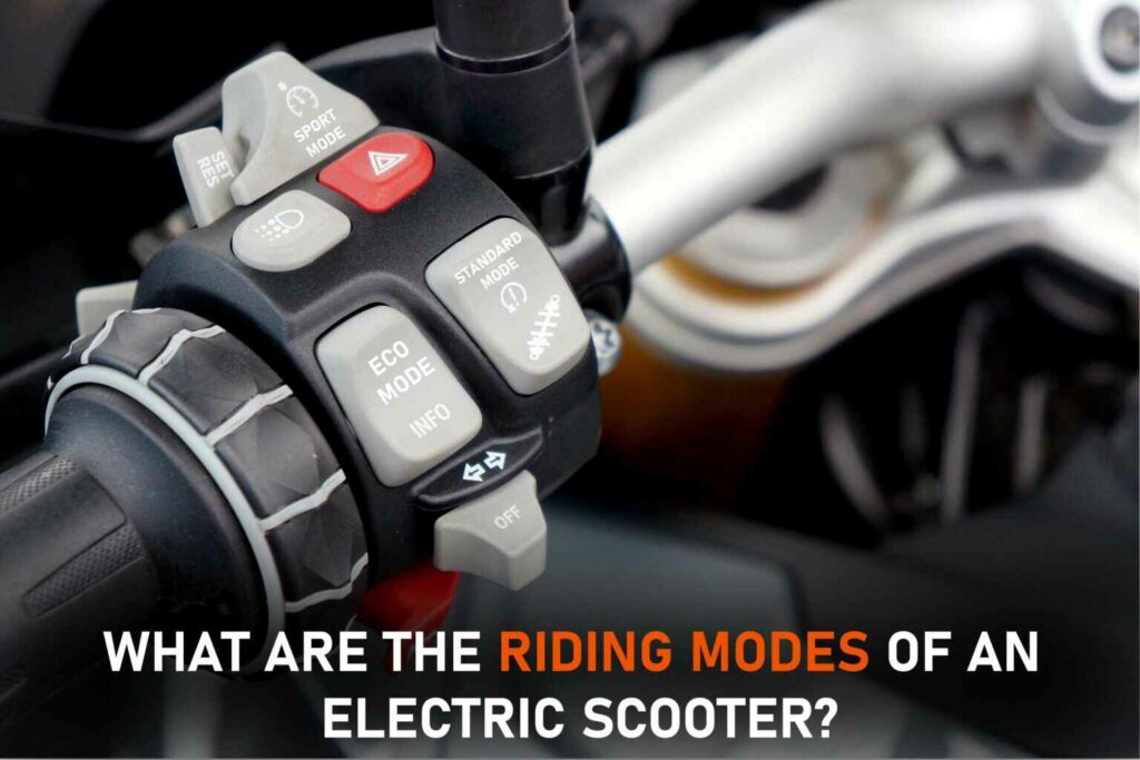 Riding Modes of an Electric Scooter