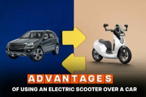 Advantages of using an electric scooter over a car