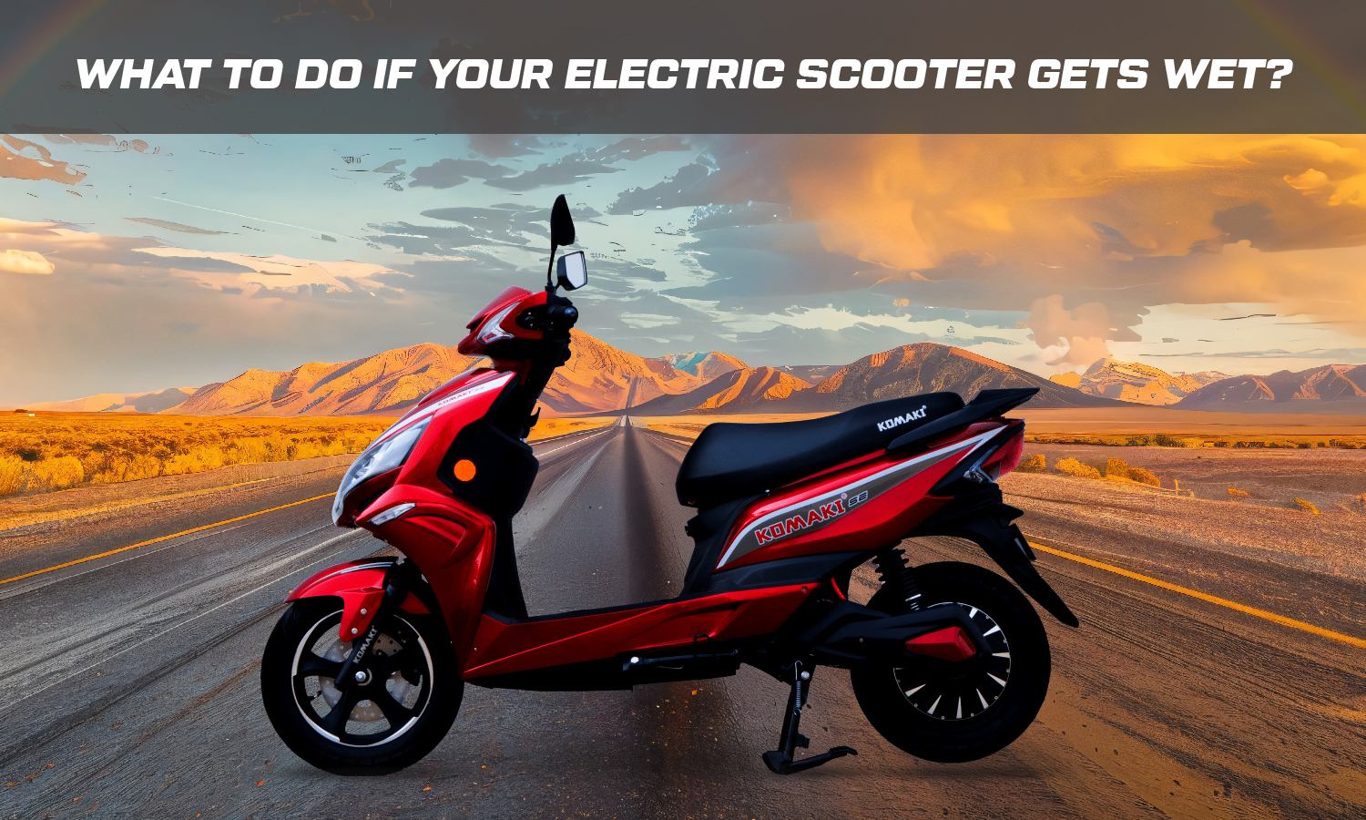 What to Do if Your Electric Scooter Gets Wet?