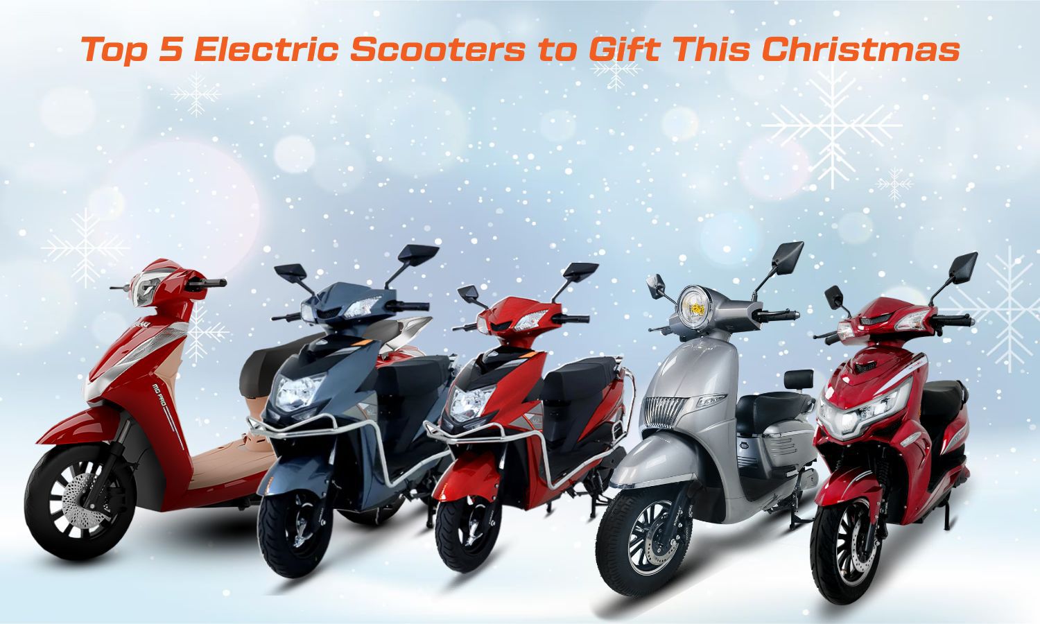Top 5 Electric Scooters to Gift This Christmas Season