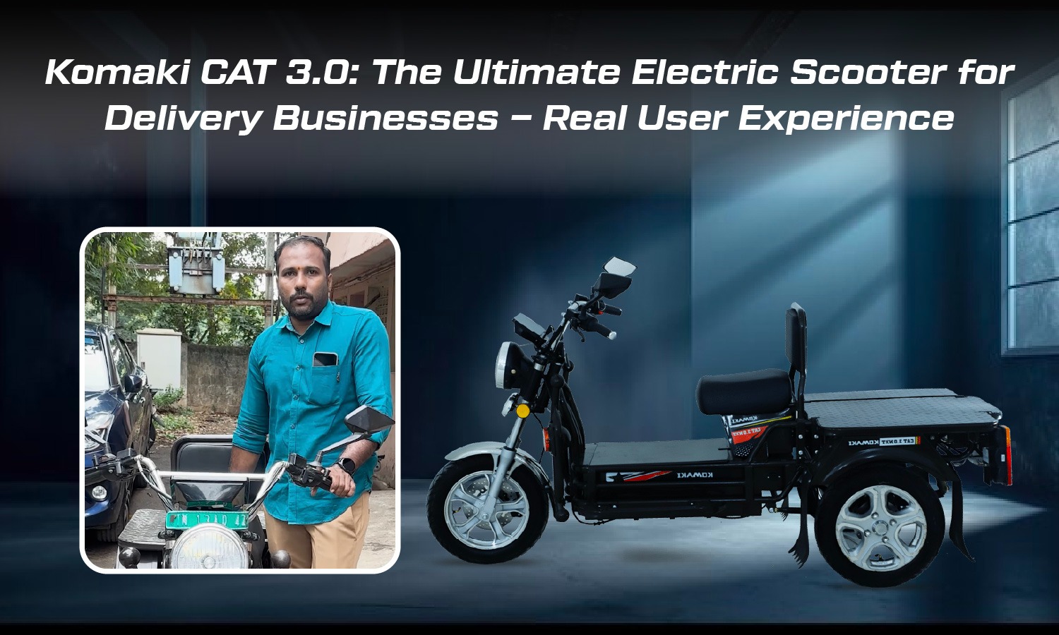 Ultimate electric scooter for delivery businesses