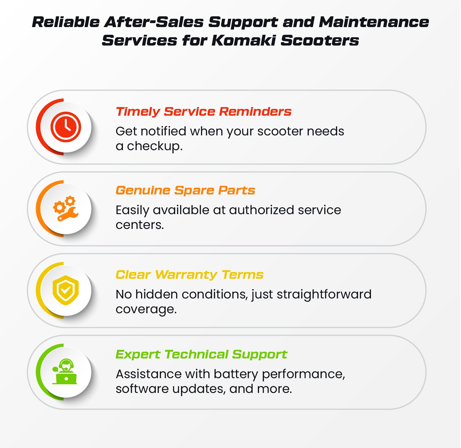 Customer Service For Electric Scooter