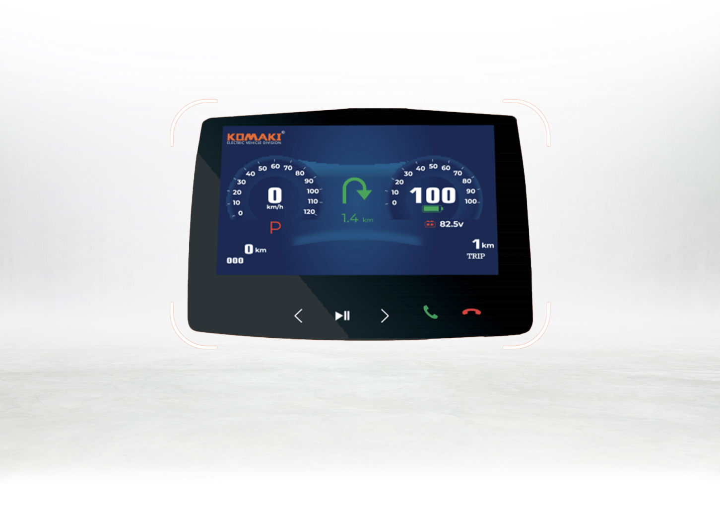 Electric Scooter Dashboard