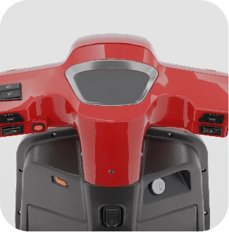 Komaki XR7 Electric Scooter Dashboard