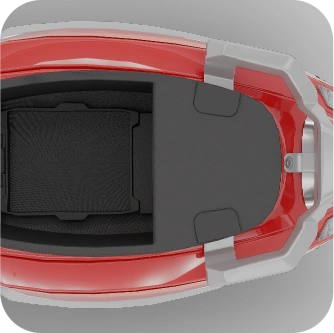 Komaki XR7 Electric Scooter Boot space