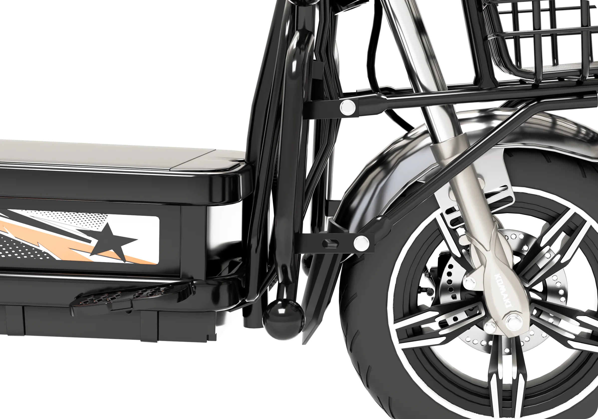 Komaki CAT Electric Scooter Braking System