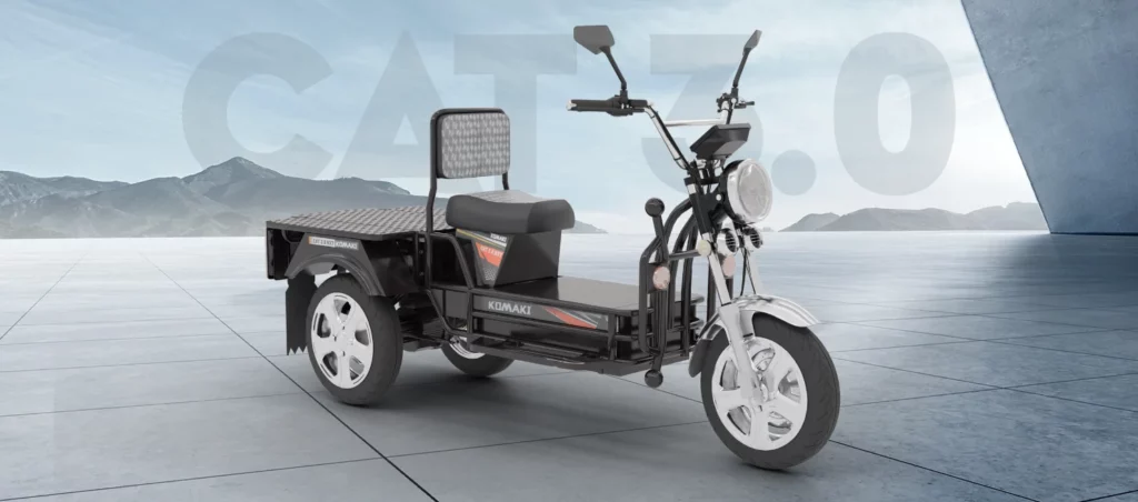Benner | Komaki Cat 3.0, Top Speed 25Km/H, Range 120-180 Km (Detachable Battery)