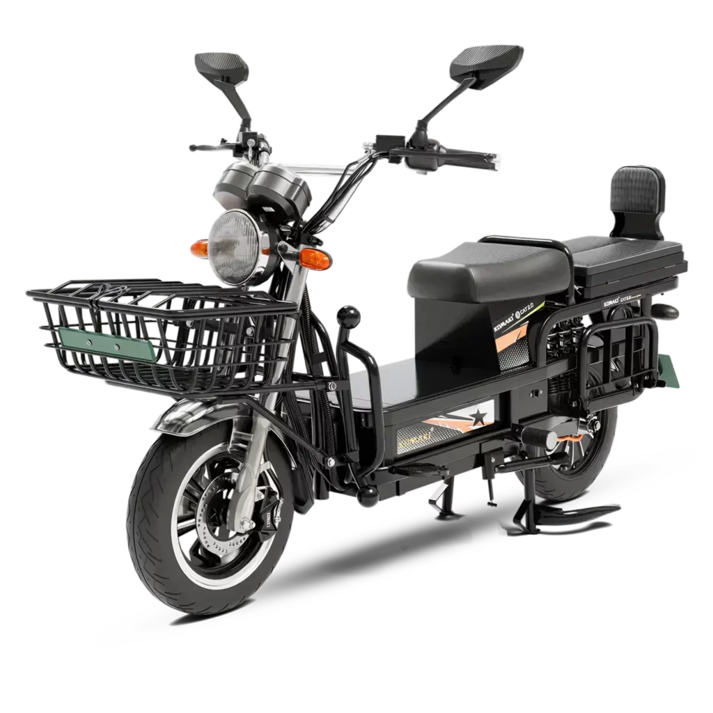 Komaki CAT 2.0, Top Speed 25km/h, Range 125+ km Non-Registration, No RTO Registration or DL Required (Detachable Battery)