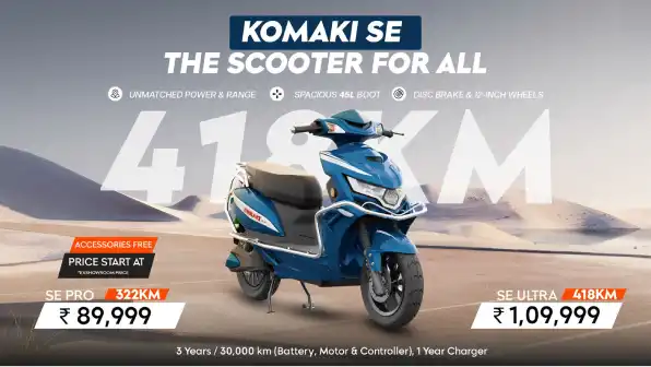 Komaki SE Electric Scooter