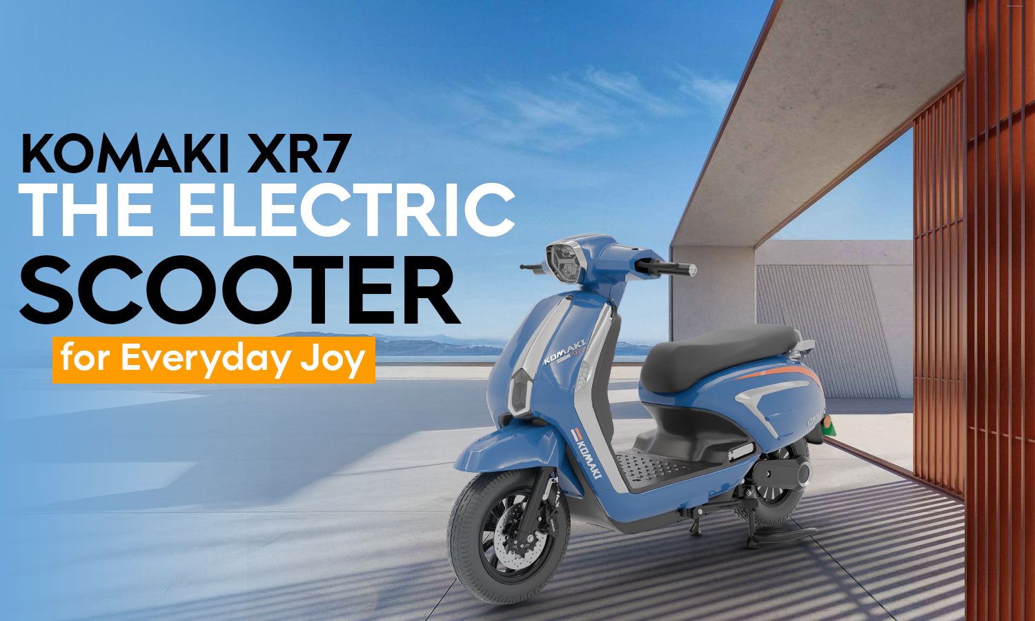 Komaki XR7: The Electric Scooter for Everyday Joy