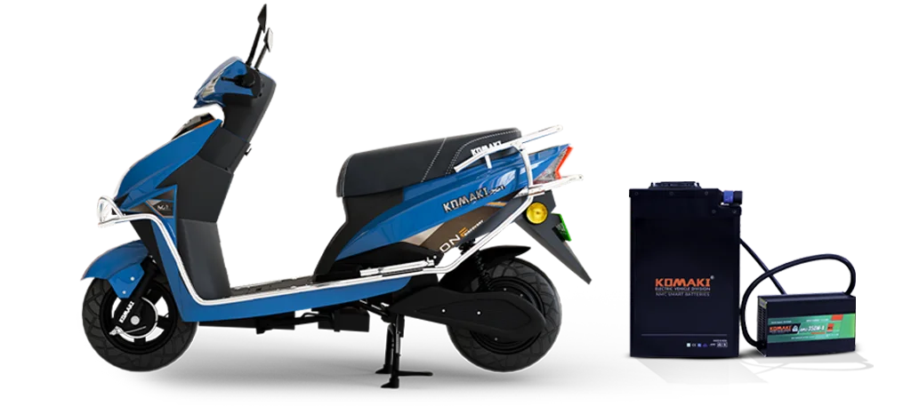 Komaki X-One Electric Scooter Charging
