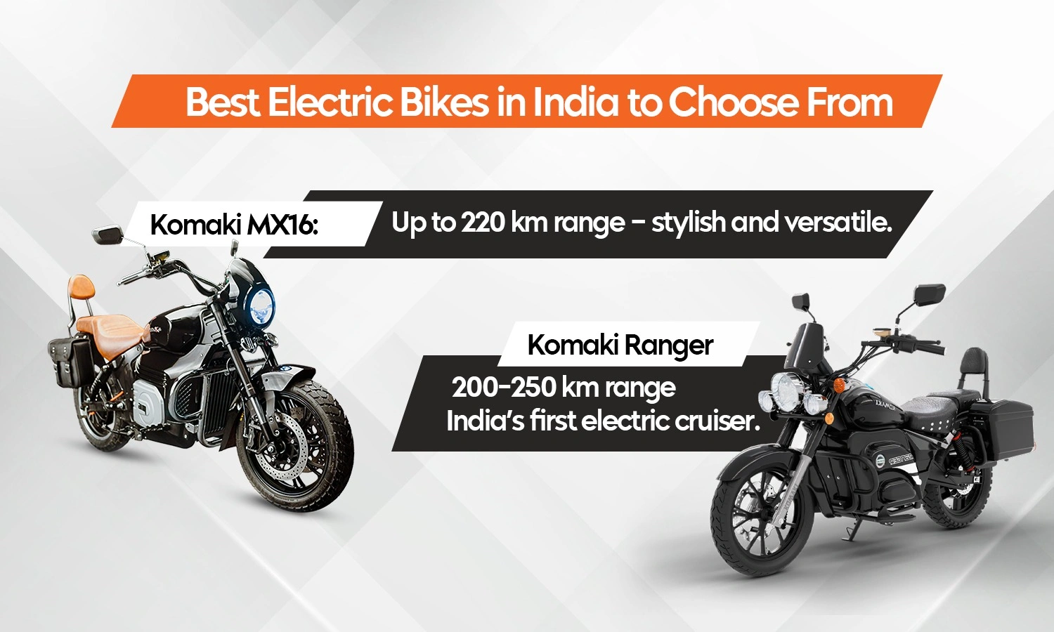 Electric Bike Price in India
