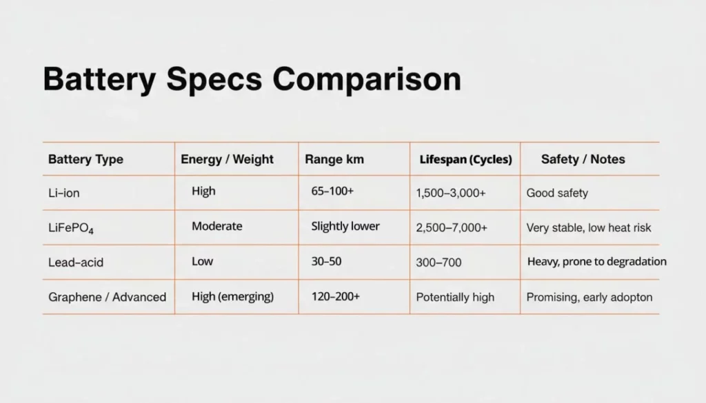 Types of Electric Scooter Batteries