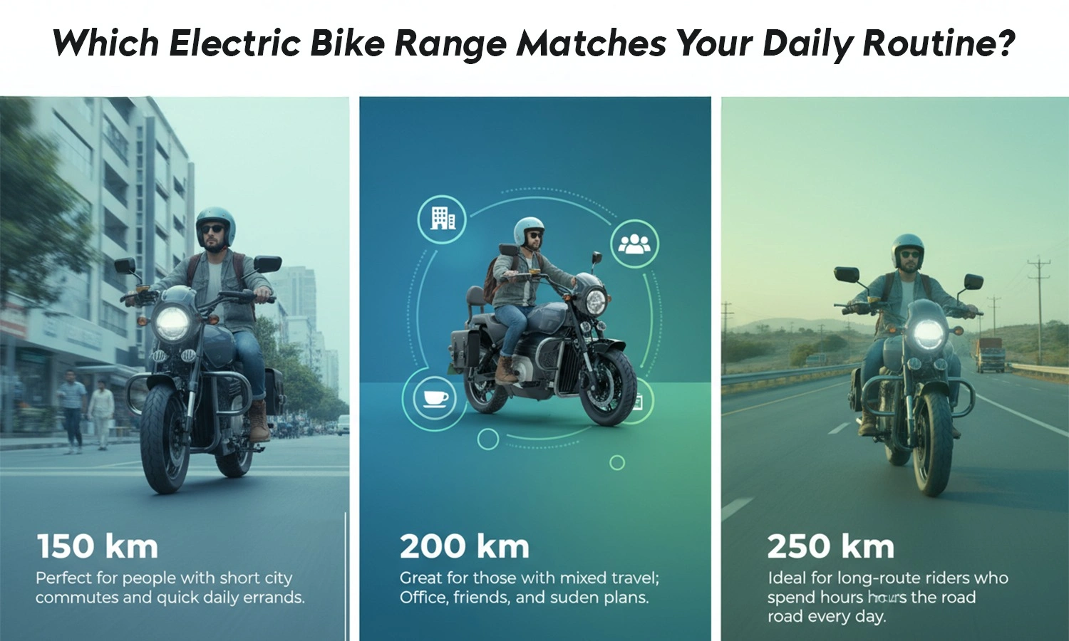 Electric Bike Range in India