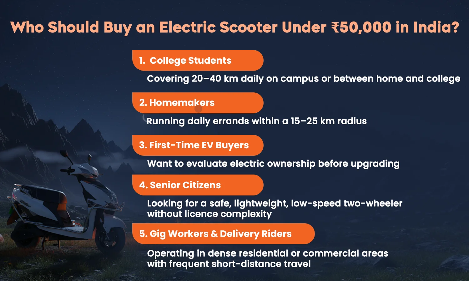 best electric scooter under 50000