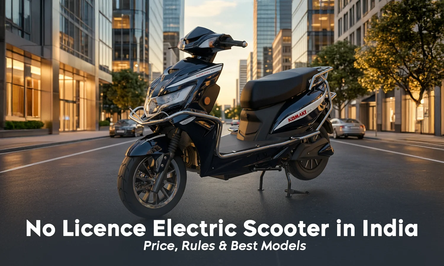 No Licence Electric Scooter Price in India