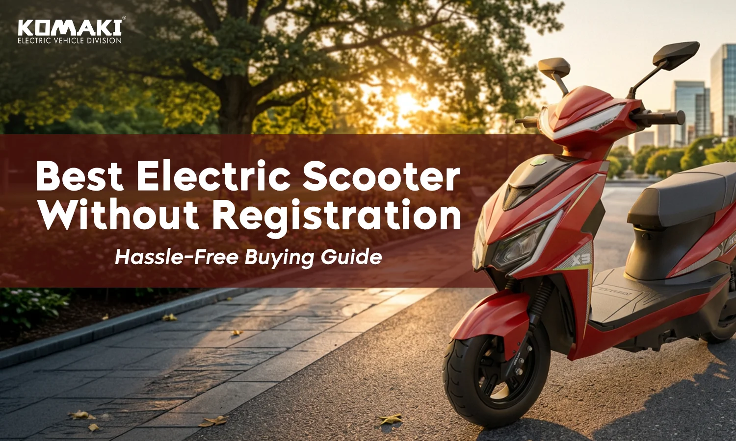 Best Electric Scooter Without Registration